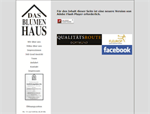 Tablet Screenshot of das-blumenhaus.info